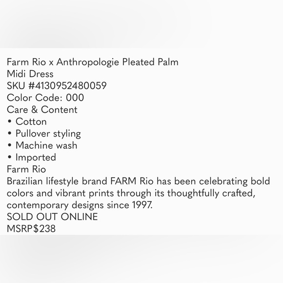 FARM Rio Multicolor Maxi Dress - Picture 5 of 12